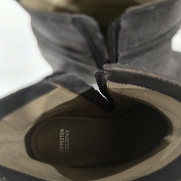 Johnston & Murphy Dark Gray Heeled Boots - Picture 5 of 6